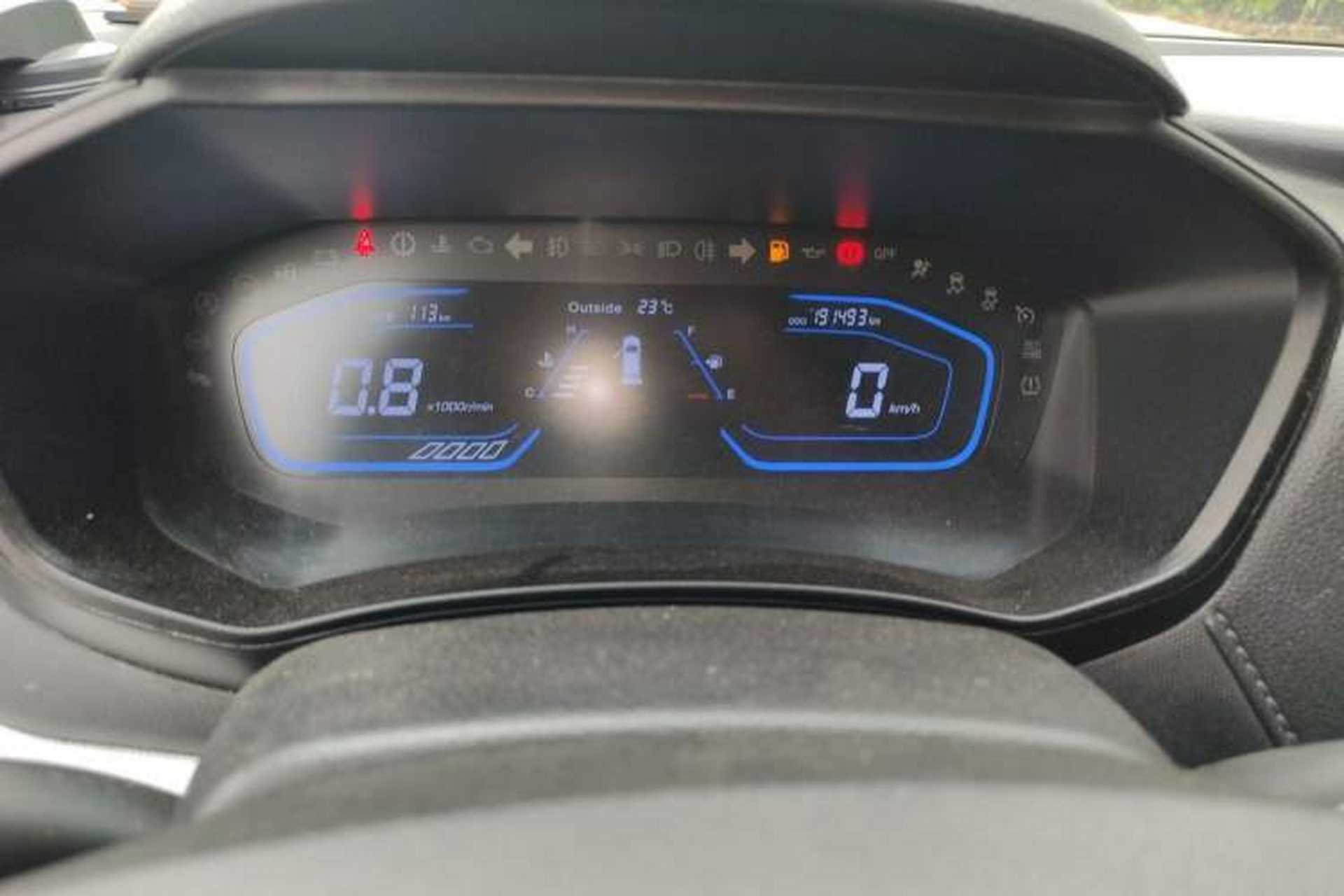 Used CHANGAN OSHAN A800 2017 1.6L Manual Value Model Odometer Close Up
