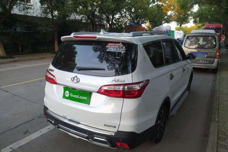 Used CHANGAN OSHAN A800 2017 1.5T Automatic ZhiZun Model Rear Right 45 Deg