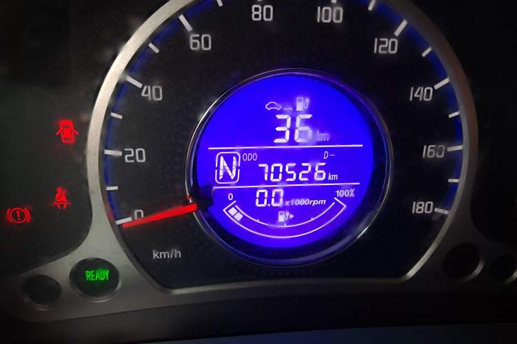 Used CHANGAN OSHAN Benni E-Star 2021 National Edition Colorful Version Lithium Iron Phosphate (31.95 kWh) Odometer Close Up