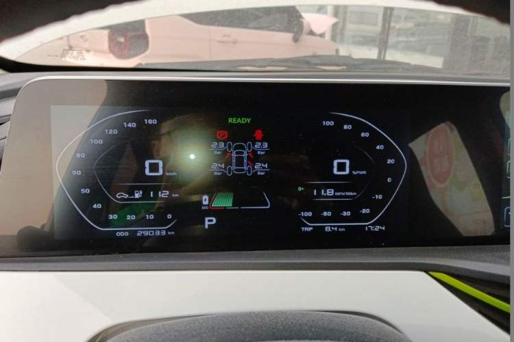 Used CHANGAN OSHAN Benni E-Star 2020 Heart Edition Lithium Iron Phosphate (31.95 kWh) Odometer Close Up