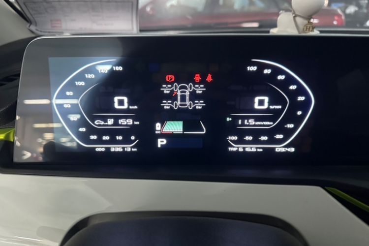 Used CHANGAN OSHAN Benni E-Star 2020 Heartbeat Edition NMC Lithium Odometer Close Up