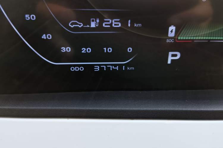 Used CHANGAN OSHAN Benni E-Star 2020 Xinyue Edition Lithium Iron Phosphate (31.95 kWh) Odometer Close Up
