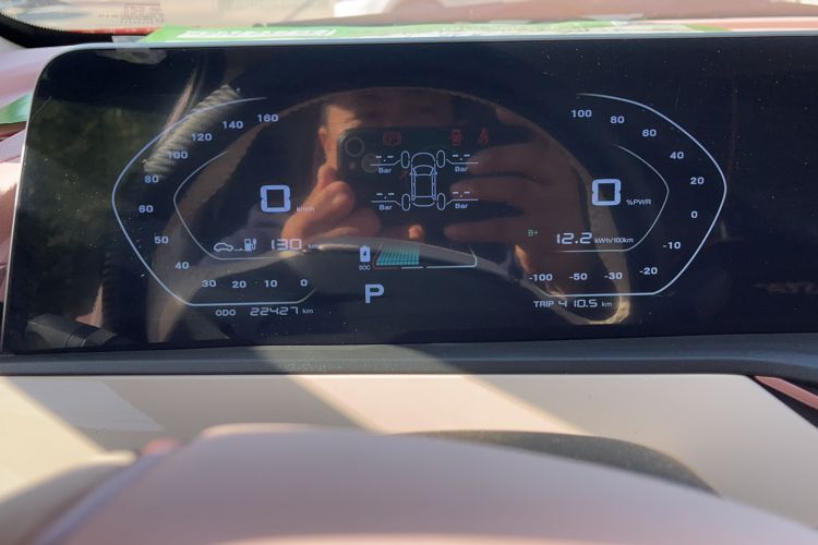 Used CHANGAN OSHAN Benni E-Star 2020 Heart Edition Lithium Iron Phosphate (31.18 kWh) Odometer Close Up