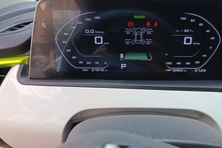 Used CHANGAN OSHAN Benni E-Star 2020 Xinyue Edition Lithium Iron Phosphate (31.18 kWh) Odometer Close Up