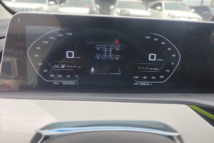 Used CHANGAN OSHAN Benni E-Star 2020 Heartbeat Edition NMC Lithium Odometer Close Up