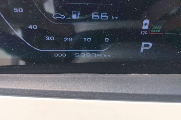 Used CHANGAN OSHAN Benni E-Star 2020 Heartbeat Edition NMC Lithium Odometer Close Up
