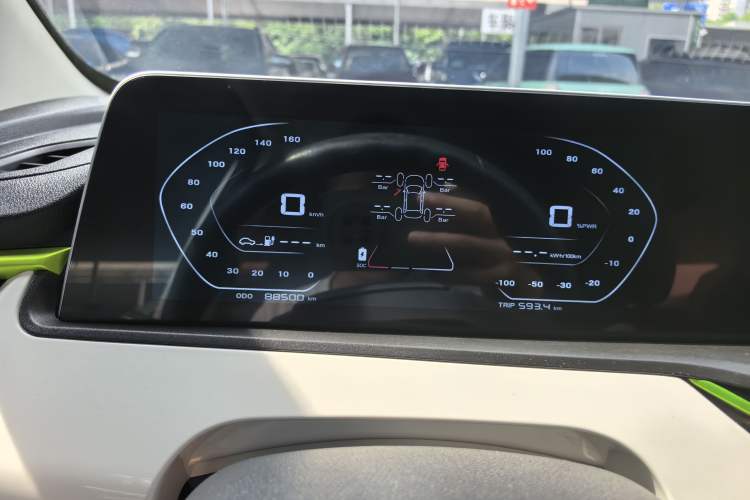 Used CHANGAN OSHAN Benni E-Star 2020 Heartbeat Edition NMC Lithium Odometer Close Up