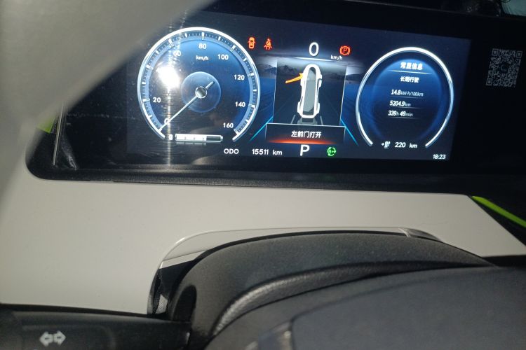 Used CHANGAN OSHAN Benni E-Star 2020 Xinyue Edition Lithium Iron Phosphate (31.18 kWh) Odometer Close Up