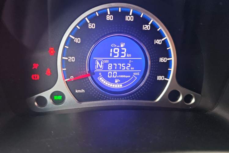 Used CHANGAN OSHAN Benni E-Star 2021 National Edition Xin Yue Version Lithium Iron Phosphate (31.18 kWh) Odometer Close Up
