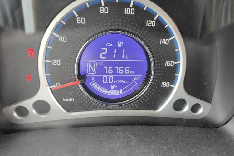 Used CHANGAN OSHAN Benni E-Star 2021 National Edition Xin Yue Version Lithium Iron Phosphate (31.86 kWh) Odometer Close Up