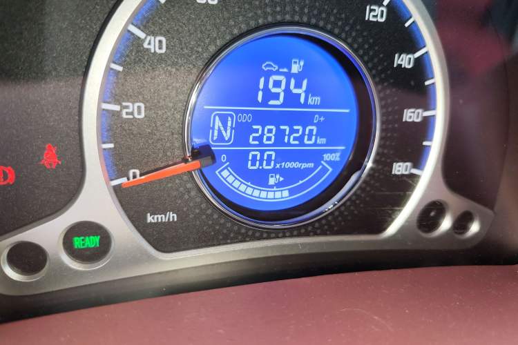 Used CHANGAN OSHAN Benni E-Star 2021 National Edition Colorful Version Lithium Iron Phosphate (31.86 kWh) Odometer Close Up