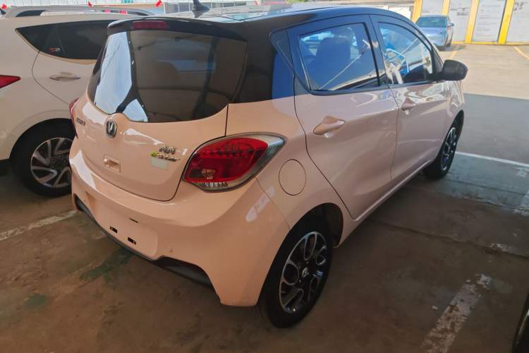 Used CHANGAN OSHAN Benni E-Star 2021 National Edition Colorful Version Lithium Iron Phosphate (31.86 kWh) Rear Right 45 Deg
