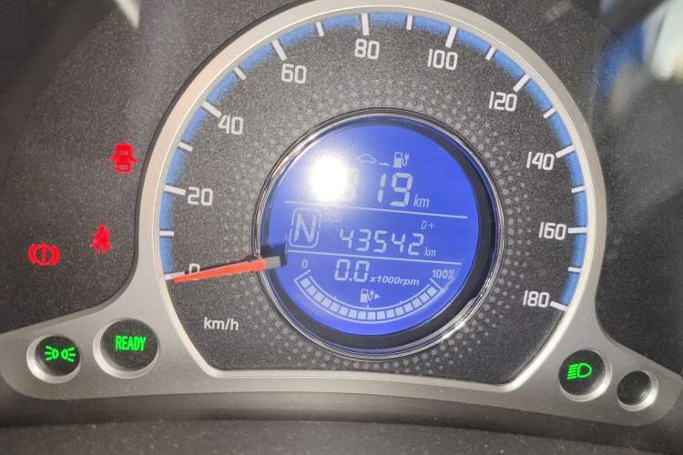 Used CHANGAN OSHAN Benni E-Star 2021 National Edition Xin Yue Version Lithium Iron Phosphate (31.18 kWh) Odometer Close Up