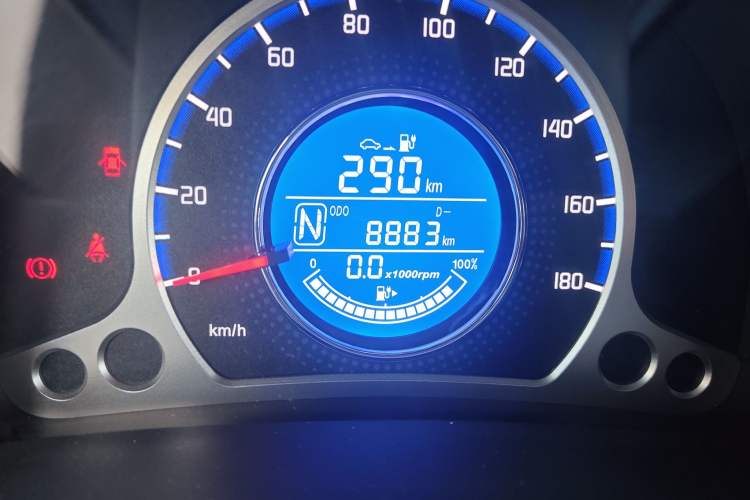 Used CHANGAN OSHAN Benni E-Star 2021 National Edition Xin Yue Version (Fast-Charging Edition) Lithium Iron Phosphate (31.18 kWh) Odometer Close Up
