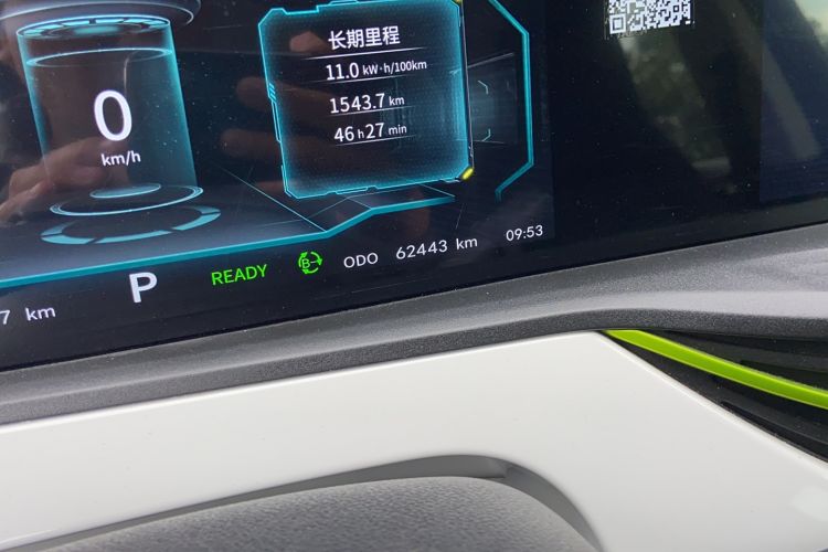 Used CHANGAN OSHAN Benni E-Star 2022 Charming Edition Colorful Model Lithium-Ion Battery Odometer Close Up