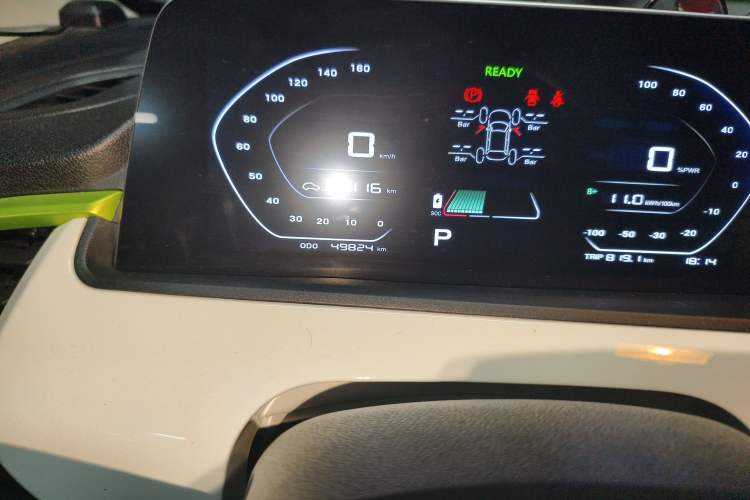 Used CHANGAN OSHAN Benni E-Star 2022 Qingxin Edition Colorful Model Lithium Iron Phosphate Odometer Close Up