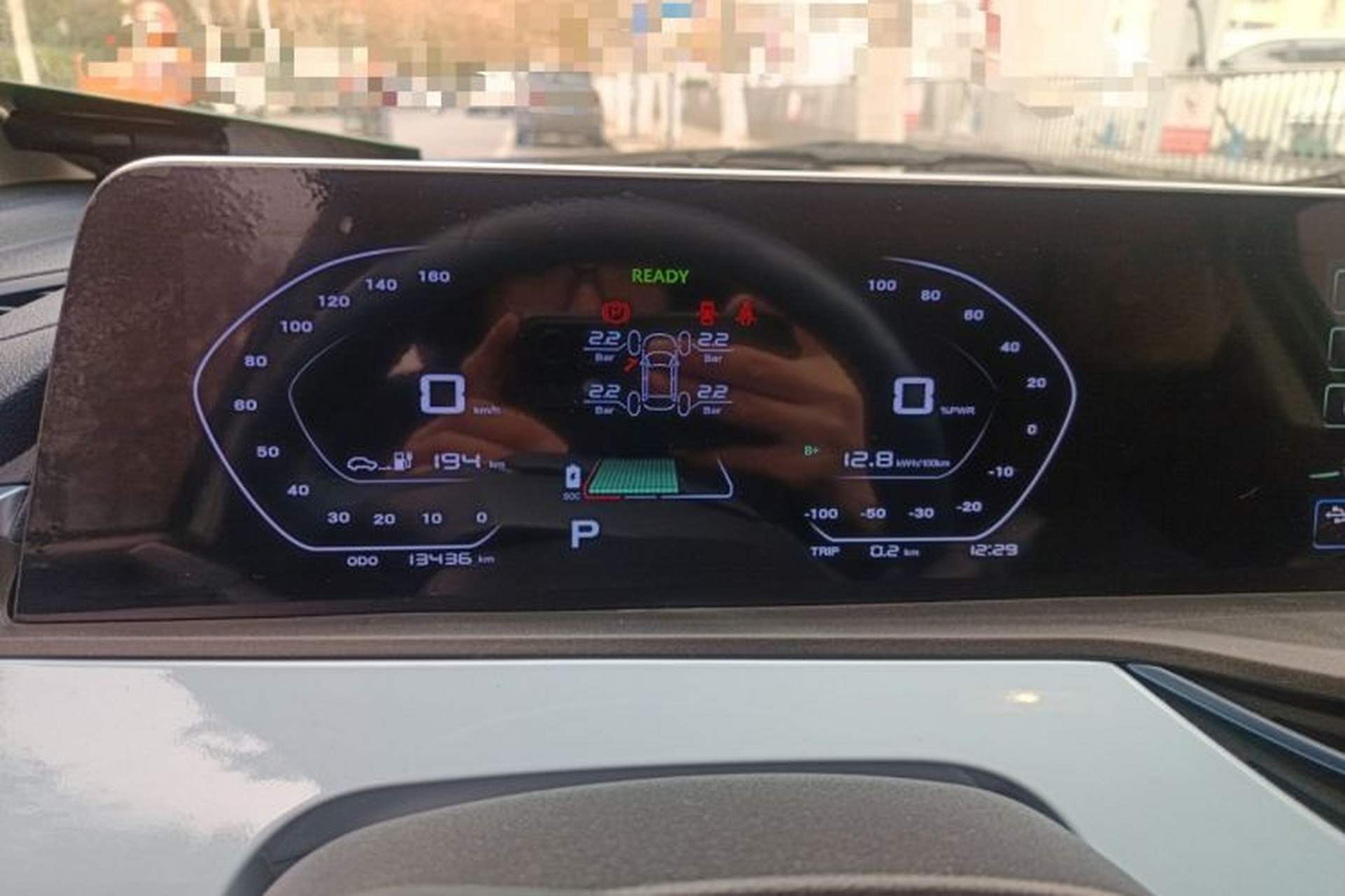 Used CHANGAN OSHAN Benni E-Star 2022 Qingxin Edition Colorful Model Lithium Iron Phosphate Instrument Cluster