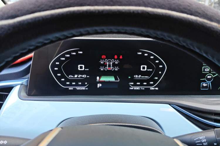 Used CHANGAN OSHAN Benni E-Star 2022 Qingxin Edition Colorful Model Lithium Iron Phosphate Instrument Cluster