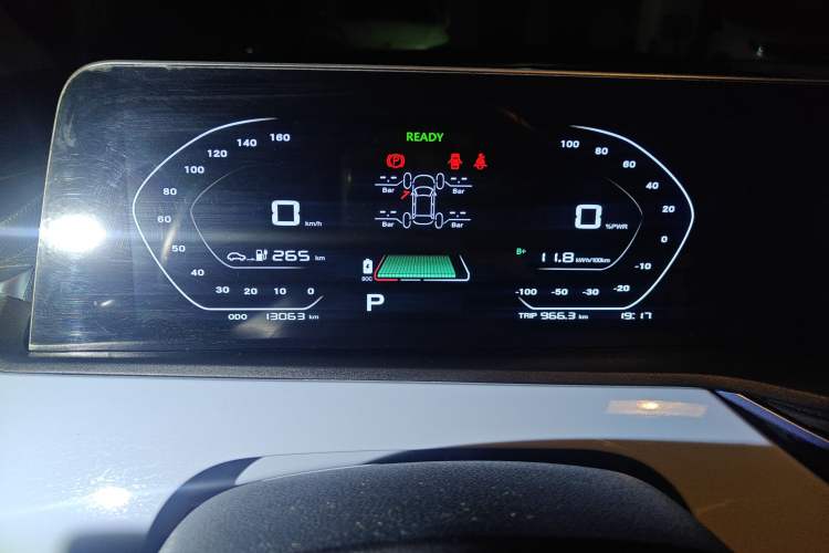 Used CHANGAN OSHAN Benni E-Star 2022 Qingxin Edition Colorful Model Lithium Iron Phosphate Instrument Cluster