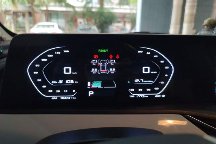 Used CHANGAN OSHAN Benni E-Star 2022 Qingxin Edition Colorful Model Lithium Iron Phosphate Instrument Cluster