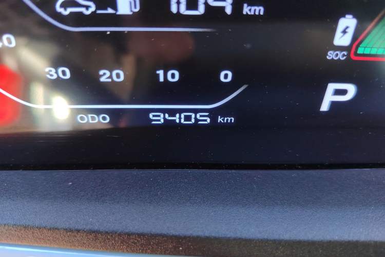 Used CHANGAN OSHAN Benni E-Star 2022 Qingxin Edition Colorful Model Lithium Iron Phosphate Odometer Close Up