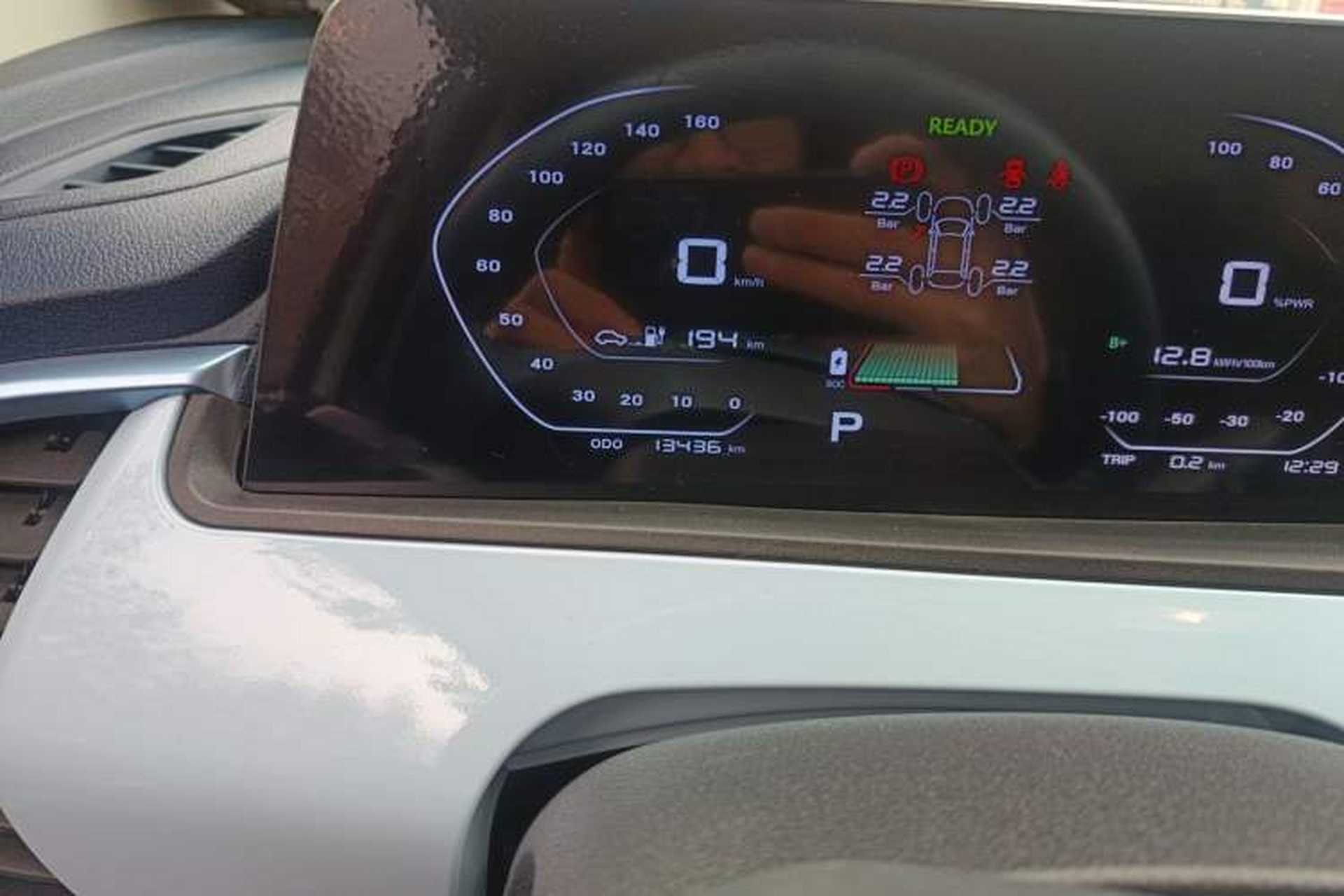 Used CHANGAN OSHAN Benni E-Star 2022 Qingxin Edition Colorful Model Lithium Iron Phosphate Odometer Close Up