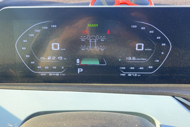 Used CHANGAN OSHAN Benni E-Star 2022 Qingxin Edition Colorful Model Lithium Iron Phosphate Odometer Close Up