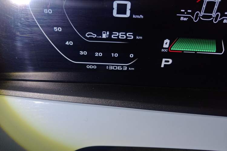 Used CHANGAN OSHAN Benni E-Star 2022 Qingxin Edition Colorful Model Lithium Iron Phosphate Odometer Close Up