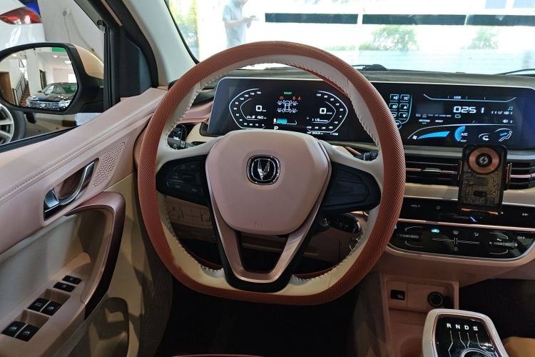 Used CHANGAN OSHAN Benni E-Star 2022 Charming Edition Colorful Model Lithium Iron Phosphate Steering Wheel