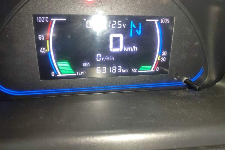 Used CHANGAN OSHAN Benni mini-e 2017 Standard Model Odometer Close Up