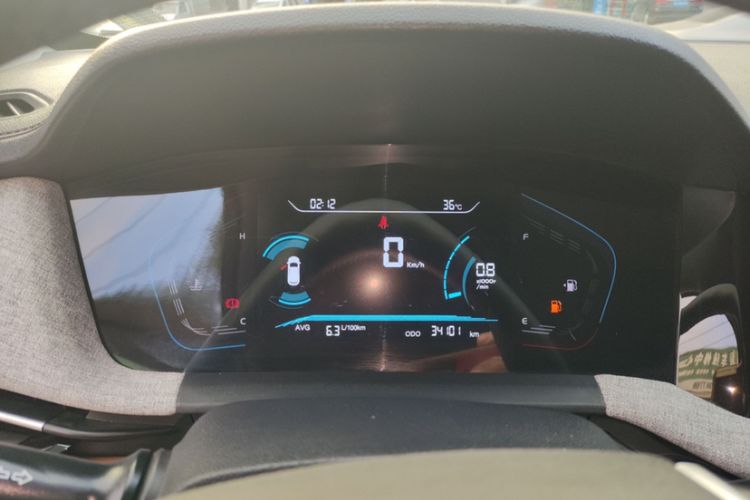 Used CHANGAN OSHAN COS3 2019 1.5L Manual JingShang Model Odometer Close Up