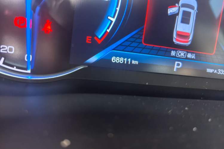 Used CHANGAN OSHAN COSPro 2021 1.5T Automatic Flagship 7-Seater Odometer Close Up