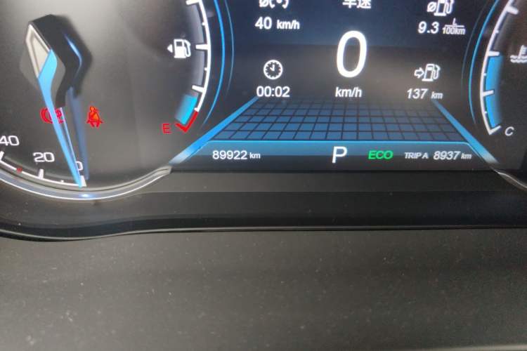 Used CHANGAN OSHAN COSPro 2021 GT 2.0T Automatic Flagship 7-Seater Odometer Close Up