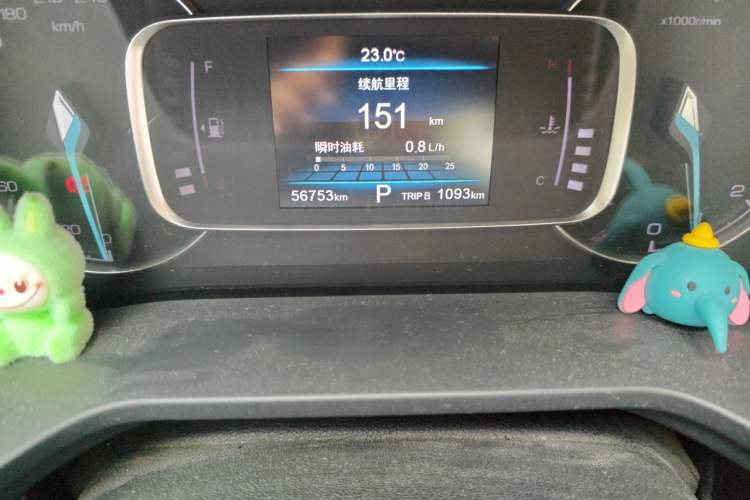 Used CHANGAN OSHAN COSPro 2021 1.5T Automatic Luxury 7-Seater Odometer Close Up
