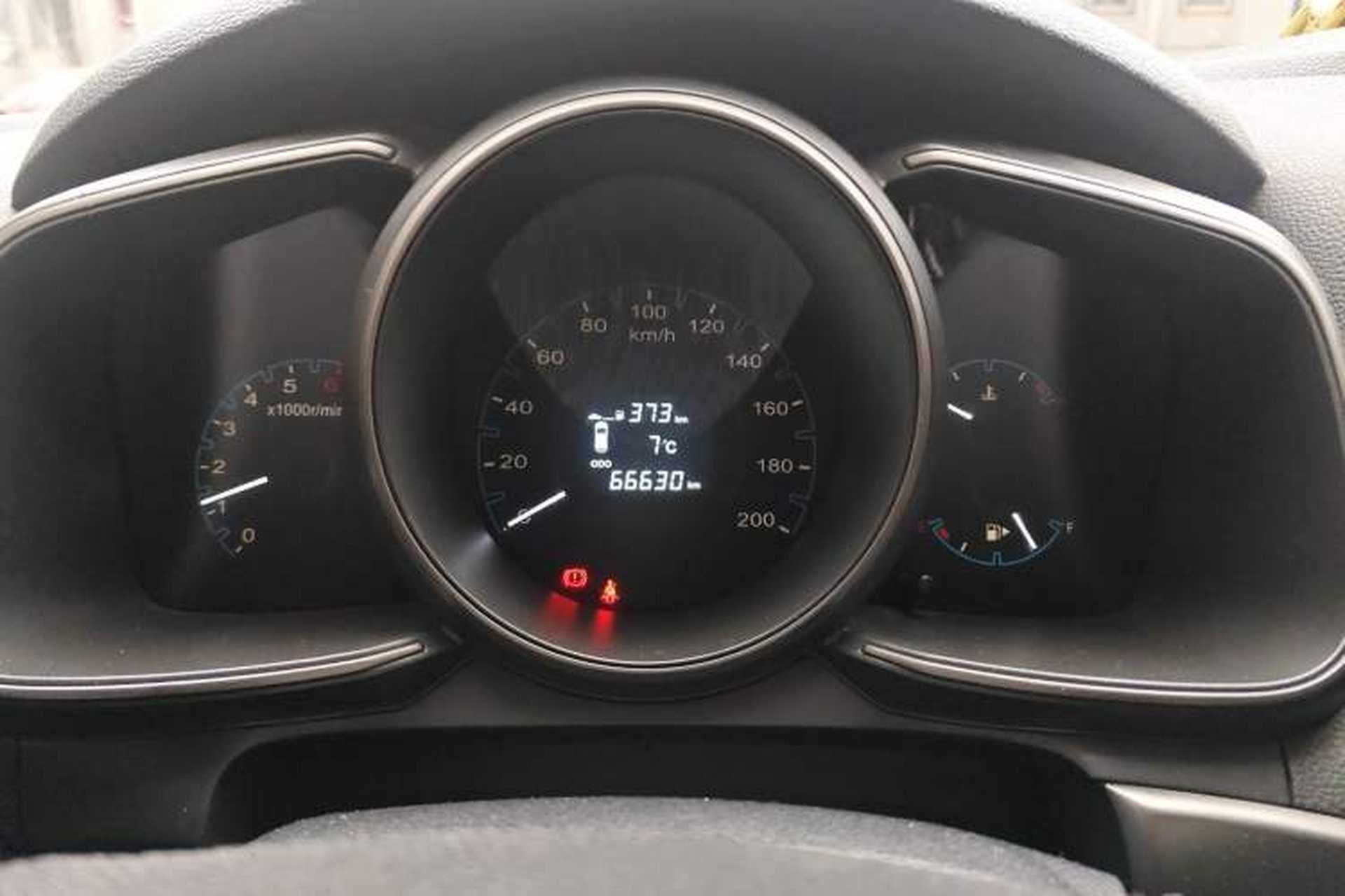 Used CHANGAN OSHAN CX70 2016 1.6L Manual Comfort Model Odometer Close Up