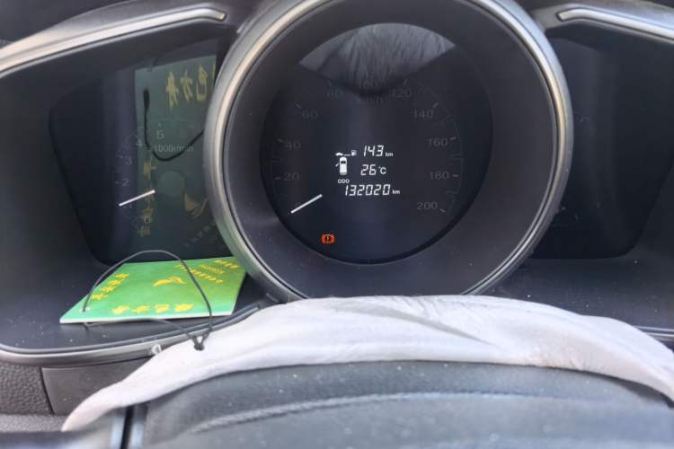 Used CHANGAN OSHAN CX70 2016 1.6L Manual Elite Model Odometer Close Up