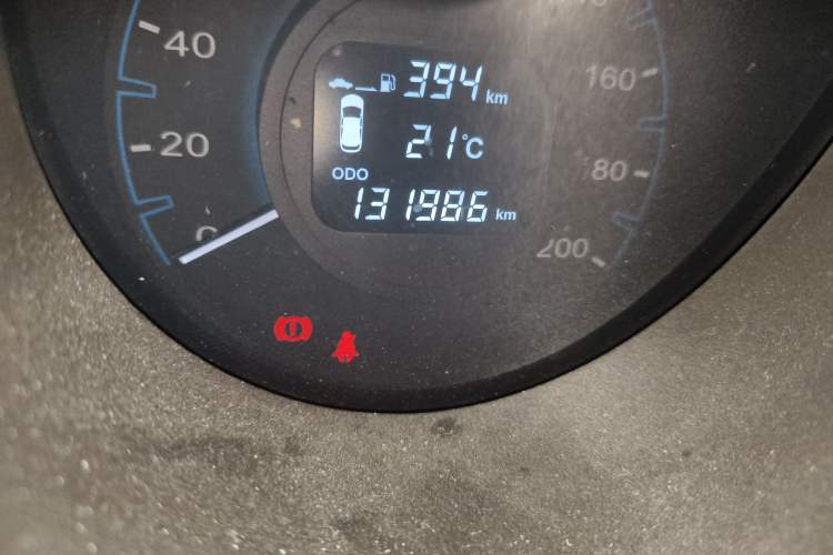 Used CHANGAN OSHAN CX70 2016 1.6L Manual Luxury Model Odometer Close Up