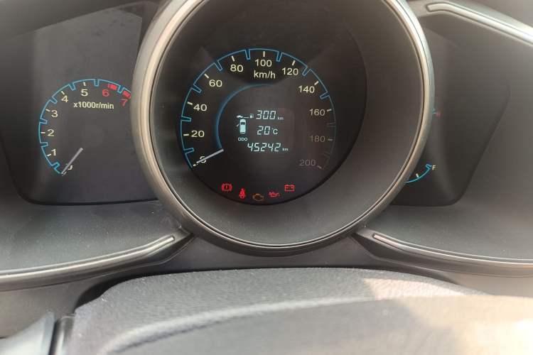 Used CHANGAN OSHAN CX70 2016 1.6L Manual Luxury Model Odometer Close Up