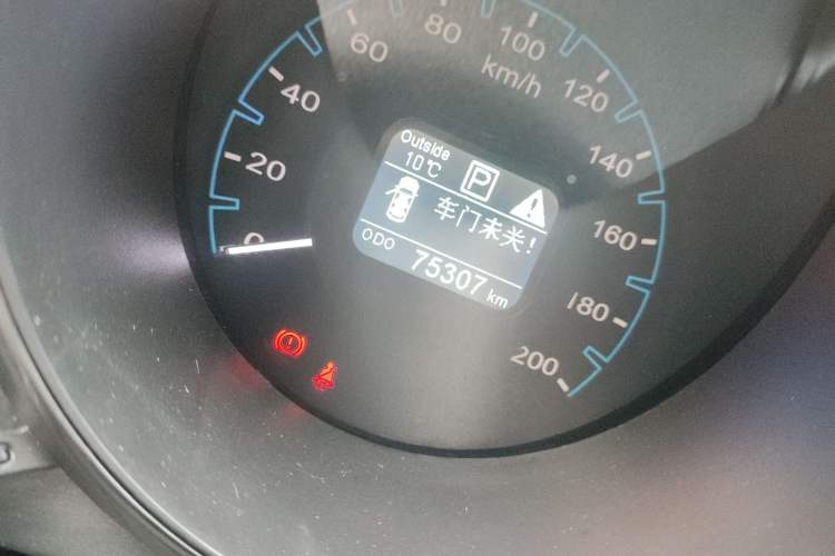 Used CHANGAN OSHAN CX70 2017 CX70T 1.5T Automatic Luxury Edition Odometer Close Up