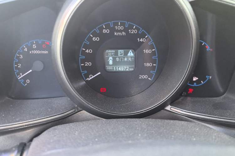 Used CHANGAN OSHAN CX70 2017 CX70T 1.5T Automatic Zunqing Edition Odometer Close Up