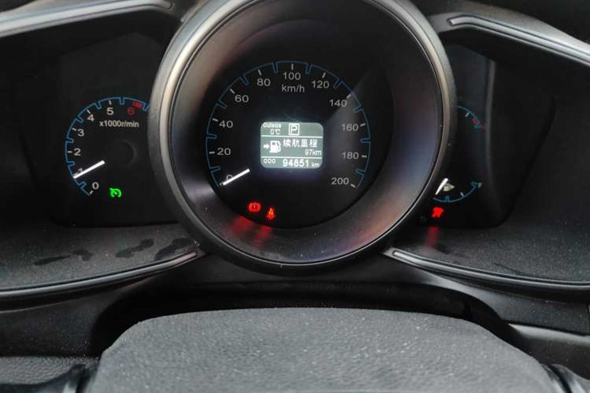 Used CHANGAN OSHAN CX70 2017 CX70T 1.5T Automatic Zunqing Edition Odometer Close Up