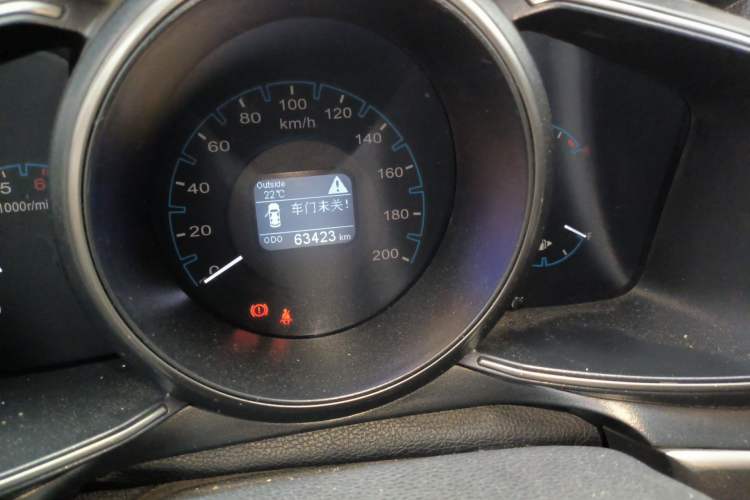 Used CHANGAN OSHAN CX70 2017 CX70T 1.5T Manual High-Performance Edition Odometer Close Up