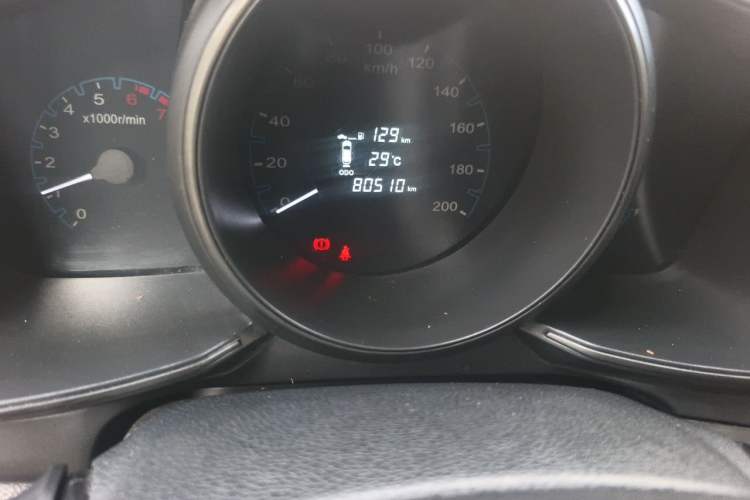 Used CHANGAN OSHAN CX70 2017 1.6L Manual Elite Model Odometer Close Up