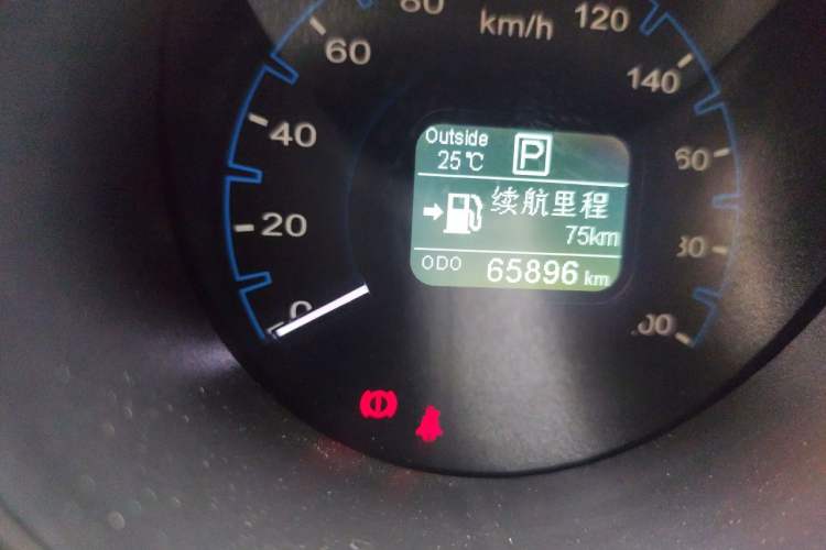Used CHANGAN OSHAN CX70 2017 CX70T 1.5T Automatic Zunqing Edition Odometer Close Up