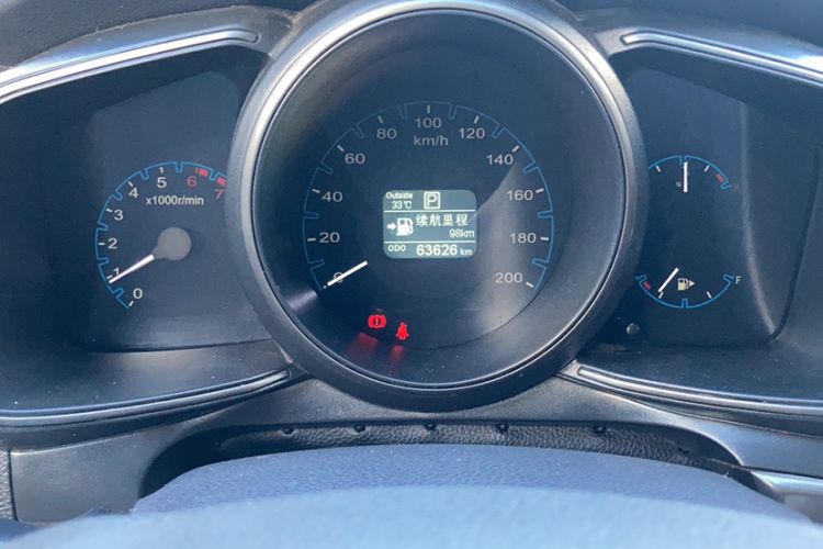 Used CHANGAN OSHAN CX70 2017 CX70T 1.5T Automatic Zunqing Edition Odometer Close Up