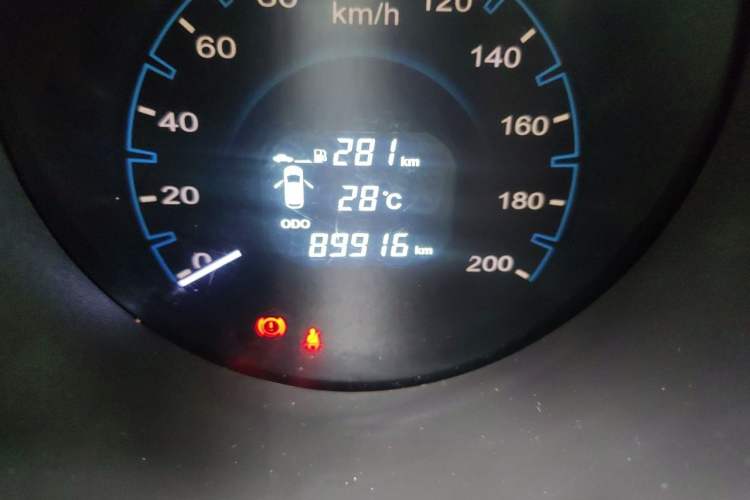 Used CHANGAN OSHAN CX70 2017 1.6L Manual Smart Model Odometer Close Up