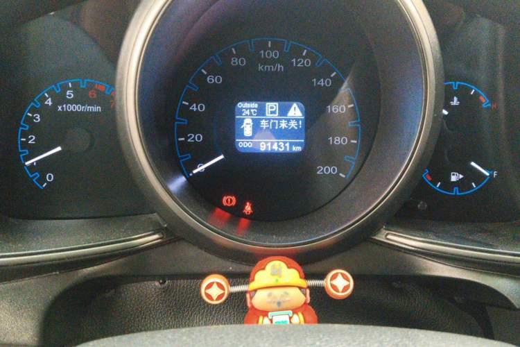 Used CHANGAN OSHAN CX70 2017 Facelifted CX70T 1.5T Automatic Zunqing Edition Odometer Close Up