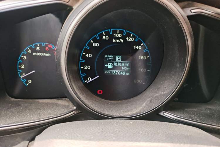 Used CHANGAN OSHAN CX70 2017 CX70T 1.5T Automatic Zunqing Edition Odometer Close Up