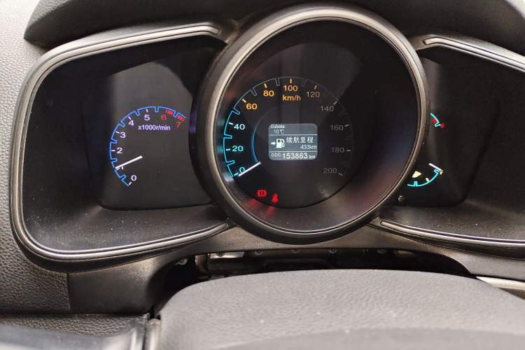Used CHANGAN OSHAN CX70 2017 CX70T 1.5T Manual High-Performance Edition Odometer Close Up