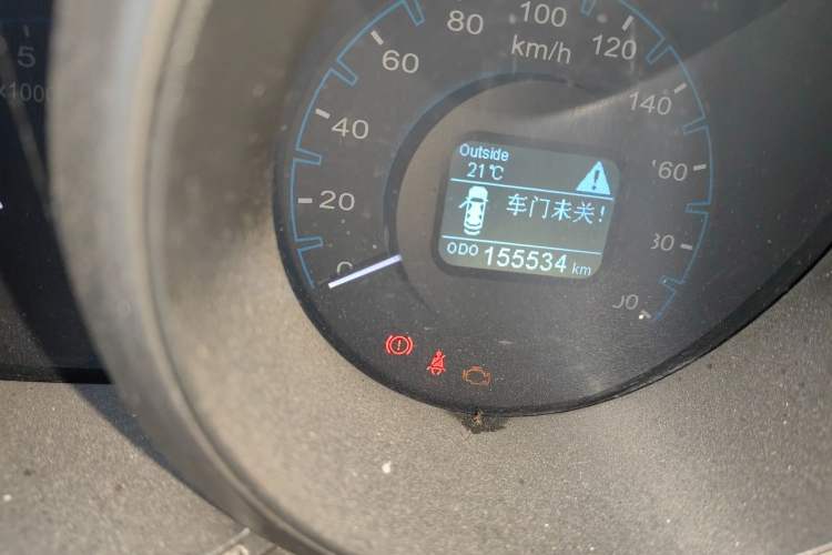 Used CHANGAN OSHAN CX70 2017 CX70T 1.5T Manual High-Performance Edition Odometer Close Up